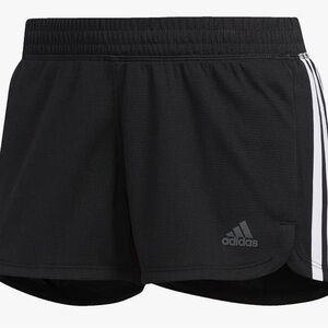Adidas Women's Black and White Athletic Shorts